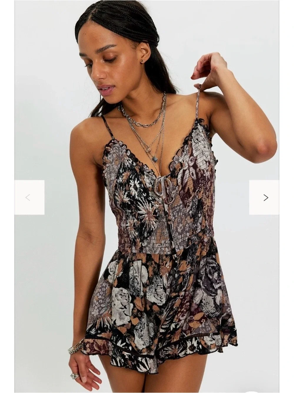 Free People Free As A Bird Romper New Was $148 Small
